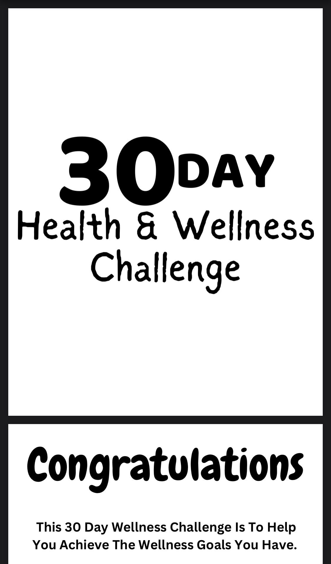 30 Wellness Challenge E-Book