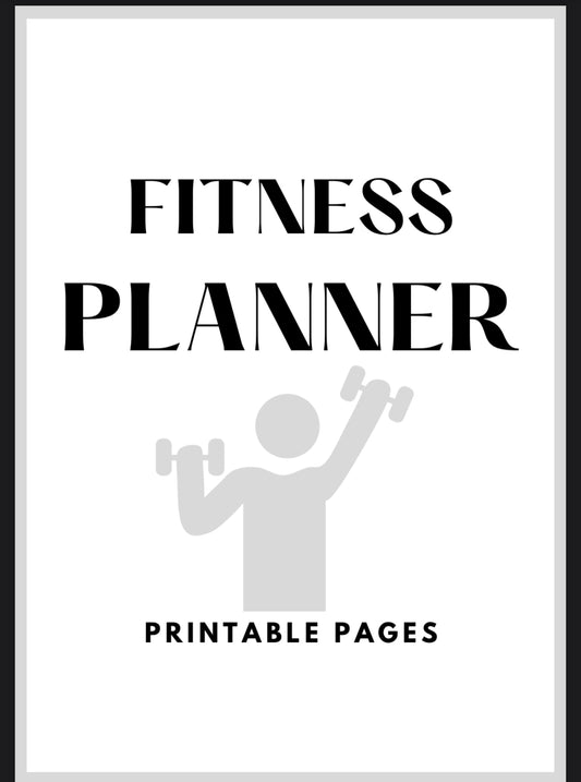 Fitness Planner - Printable