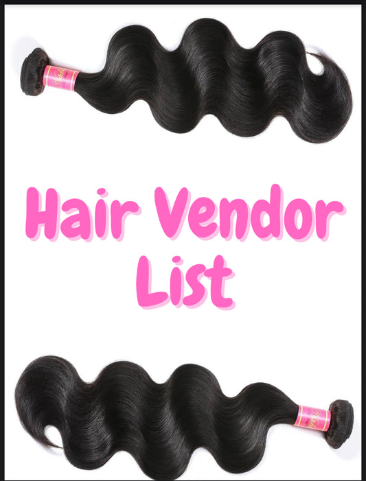 Hair Vendor List