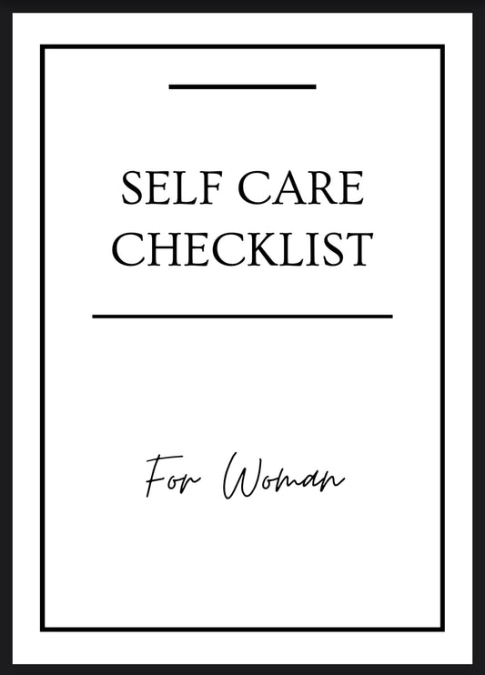 Self-Care Checklist for Women Guide