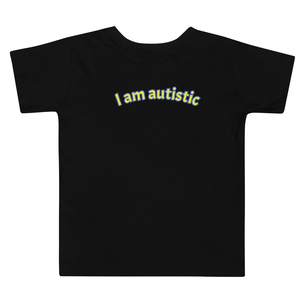 "I am autistic" Jordy Toddler Short Sleeve Tee