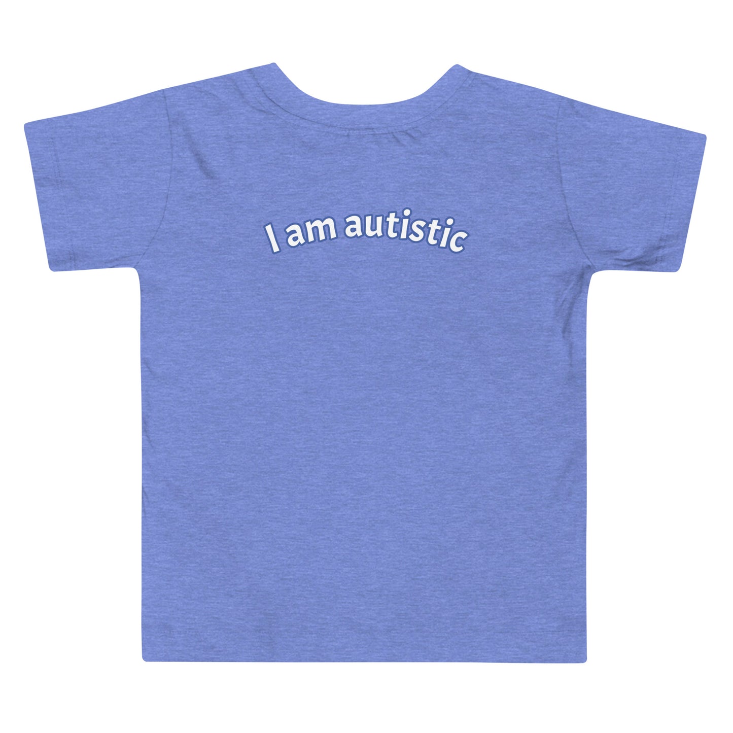 "I am autistic" Jordy Toddler Short Sleeve Tee