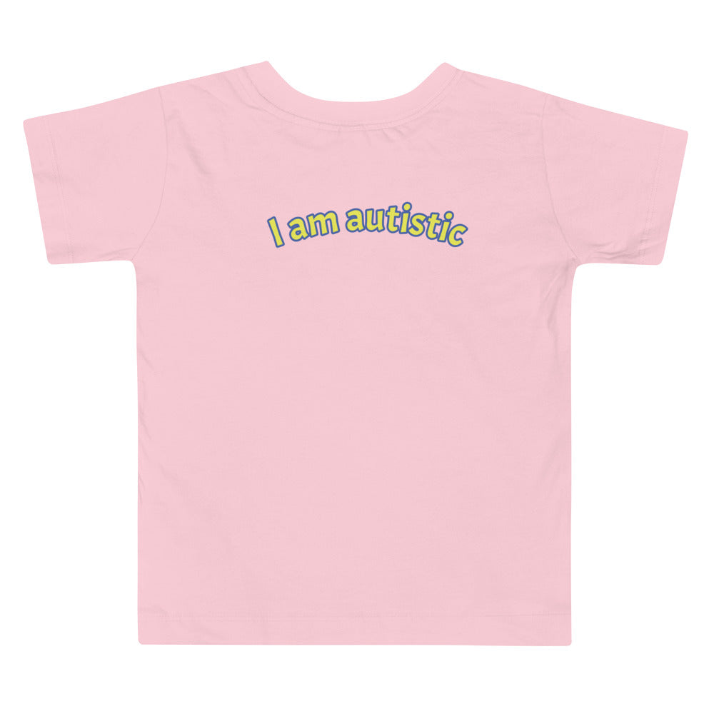 "I am autistic" Jordy Toddler Short Sleeve Tee