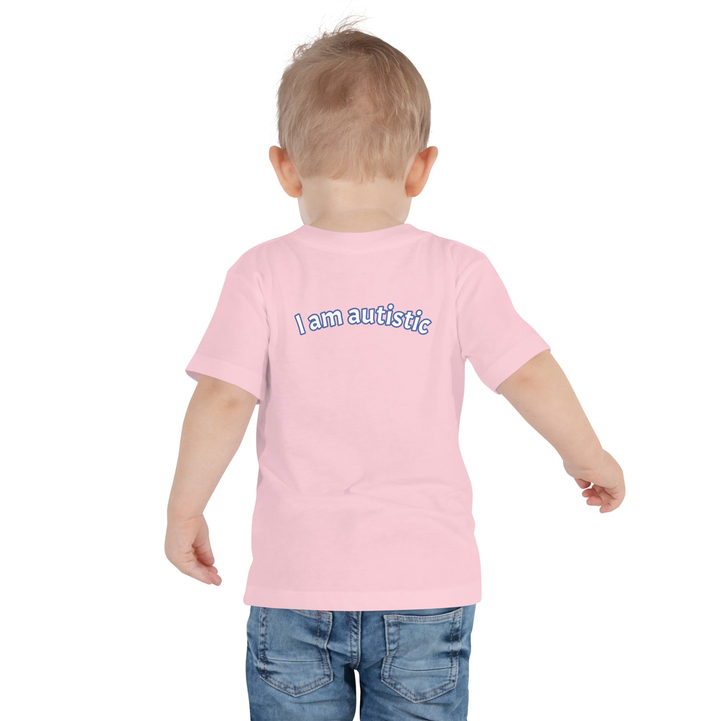 "I am autistic" Jordy Toddler Short Sleeve Tee