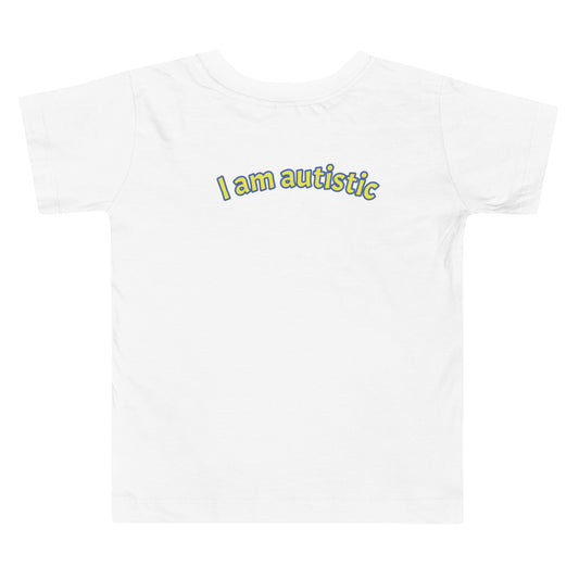 "I am autistic" Jordy Toddler Short Sleeve Tee