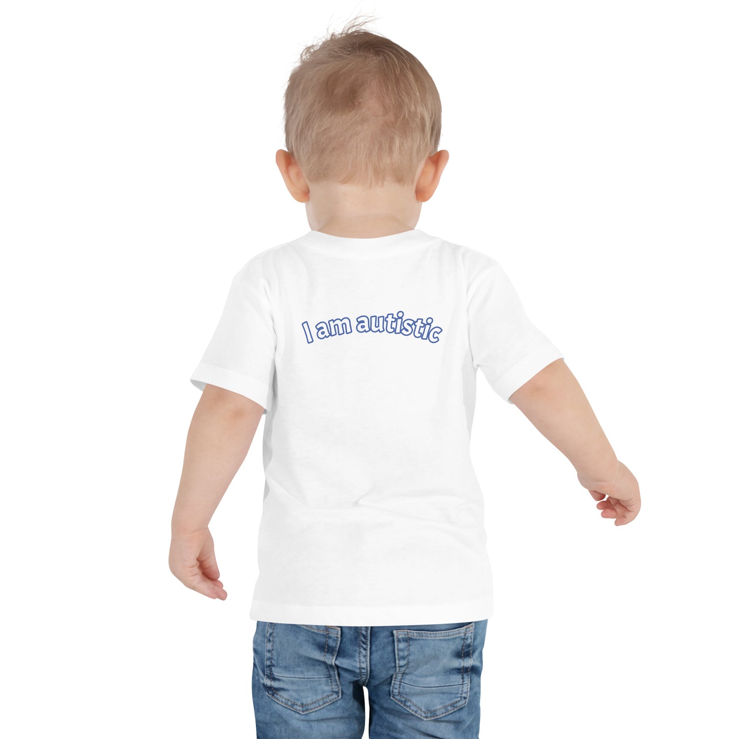 "I am autistic" Jordy Toddler Short Sleeve Tee